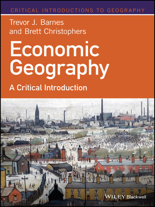 Cover image for Economic Geography